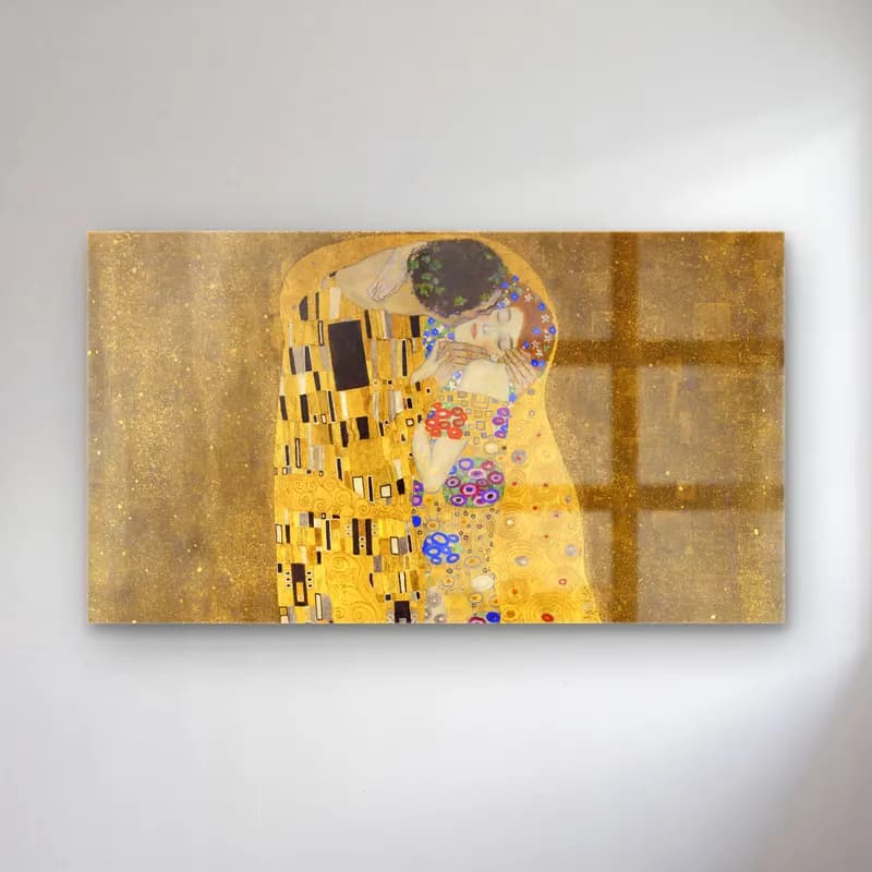 Gustav Klimt – The Kiss cam tablo — Gustav Klimt – The Kiss — modern soyut aşıklar