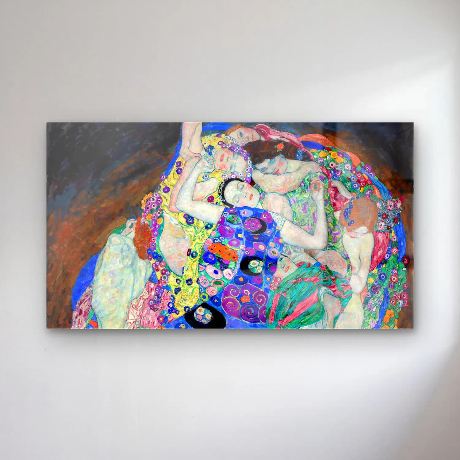 Gustav Klimt – The Virgin cam tablo — Gustav Klimt – The Virgin — empresyonist aşıklar