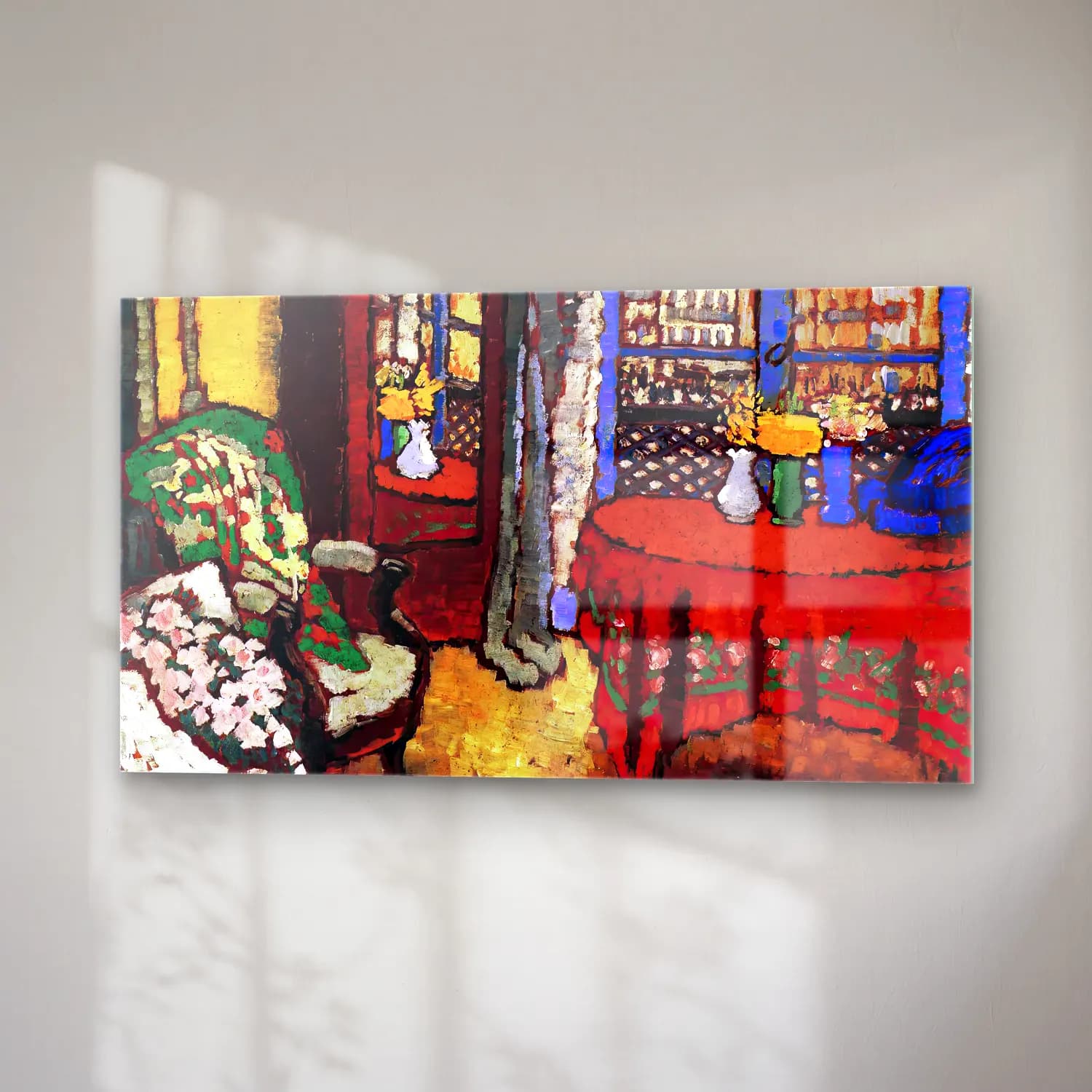 József Rippl-rónai – Parisian Interior cam tablo — sağ açıdan görünüm