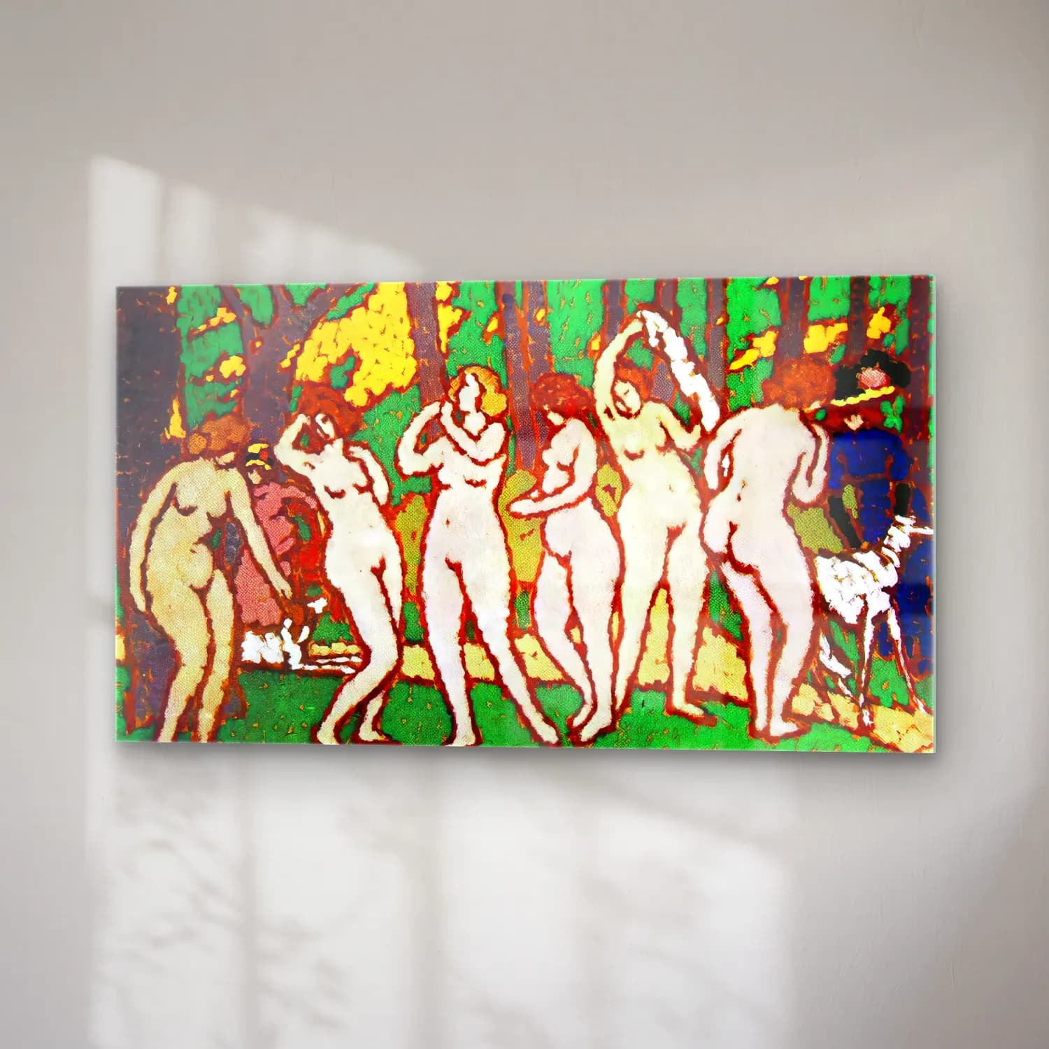 József Rippl-rónai – Park with Nudes cam tablo — sağ açıdan görünüm