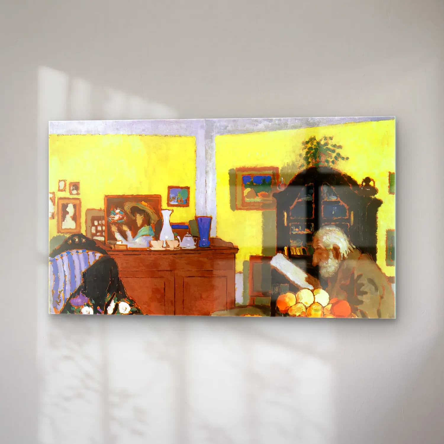 József Rippl-rónai – Uncle Piacsek in front of the Black Sideboard cam tablo — sağ açıdan görünüm