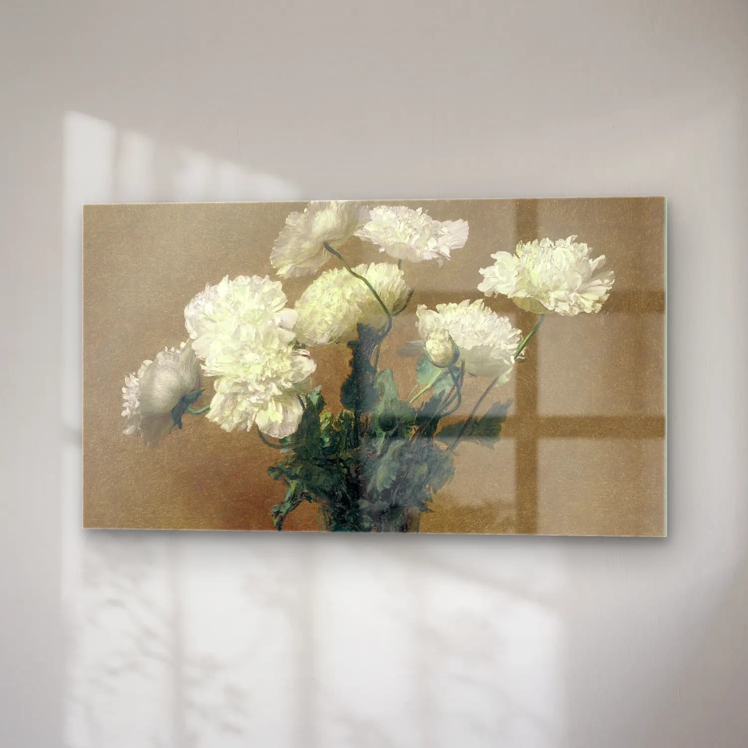 Henri Fantin-Latour – Poppies cam tablo — sağ açıdan görünüm