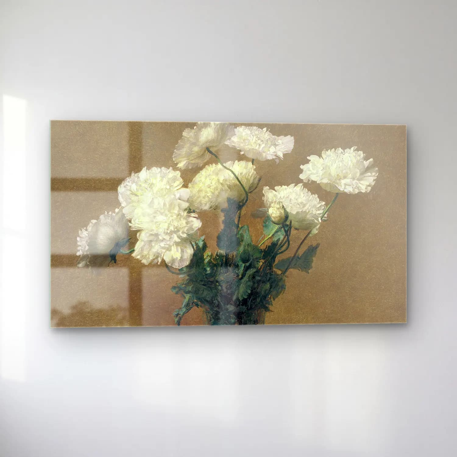 Henri Fantin-Latour – Poppies cam tablo — sol açıdan görünüm