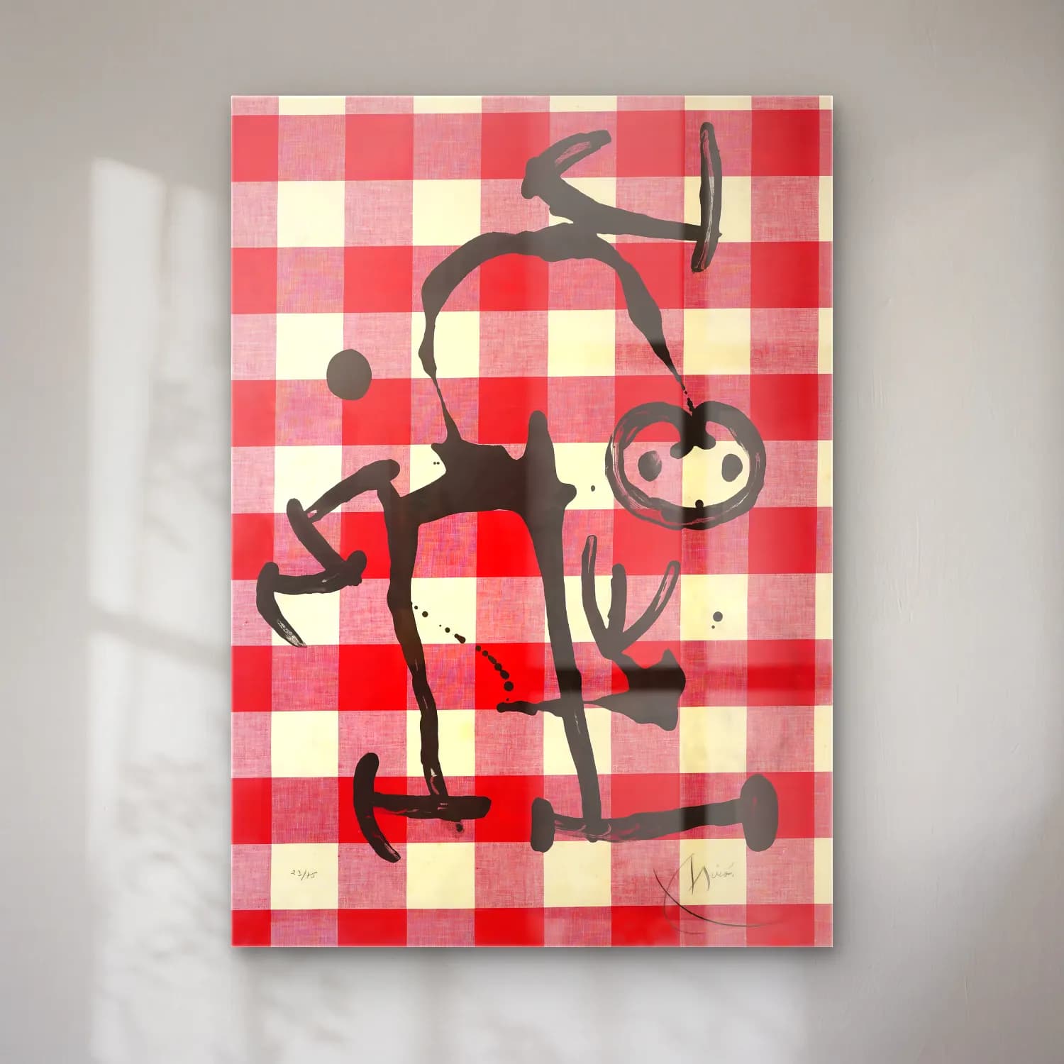 Bauhaus Dama Deseni No. 11 cam tablo — Bauhaus Dama Deseni No. 11 — bauhaus dama deseni