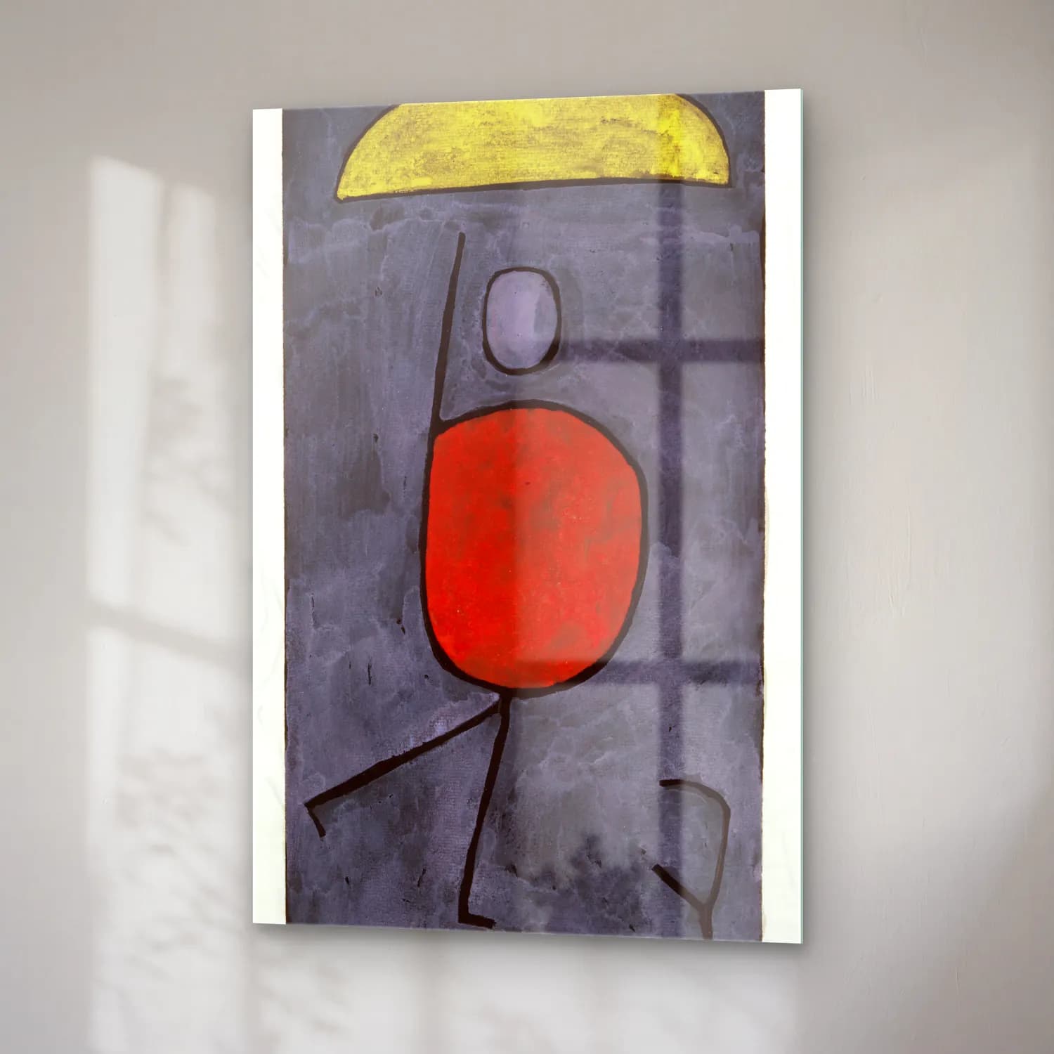 Paul Klee – With umbrella painting in high resolution cam tablo — sağ açıdan görünüm