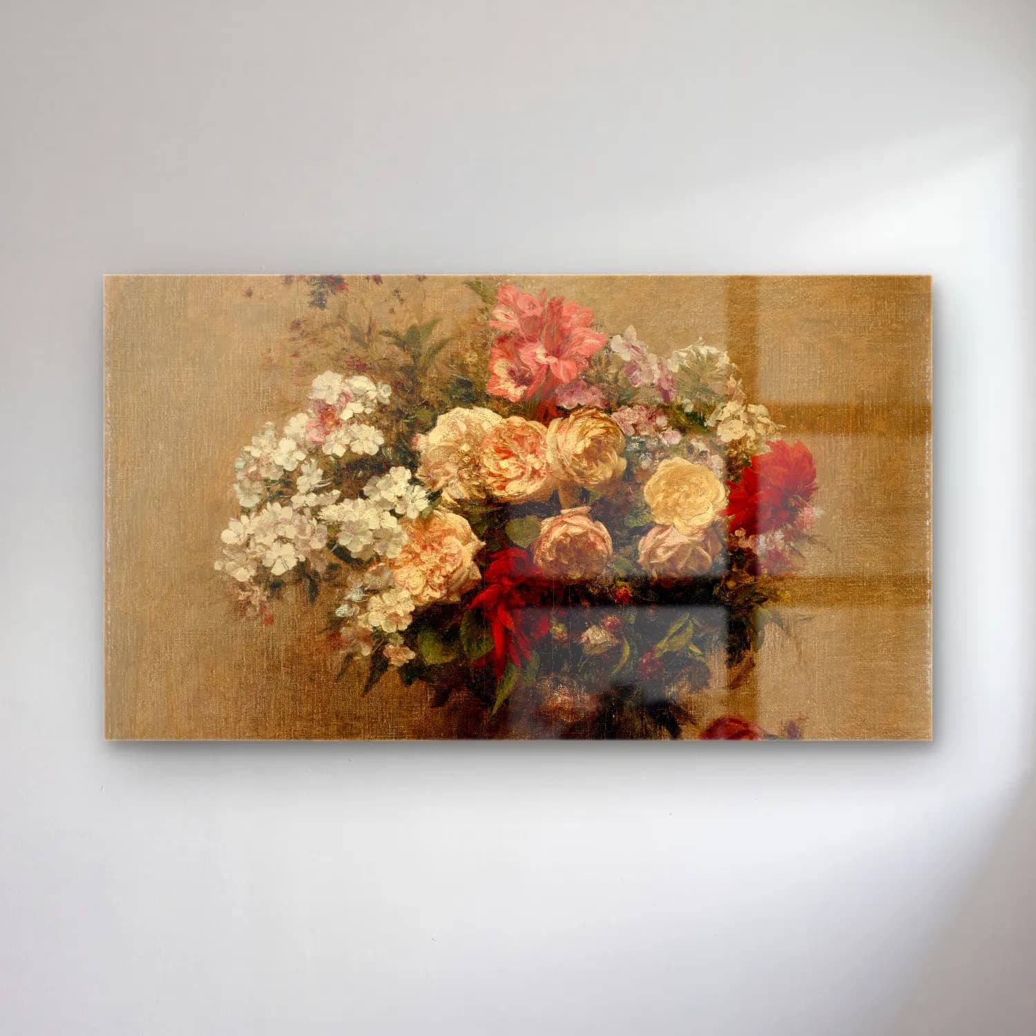 Henri Fantin-Latour – Summer Flowers cam tablo — Henri Fantin-Latour – Summer Flowers — empresyonist vazoda çiçek buketi