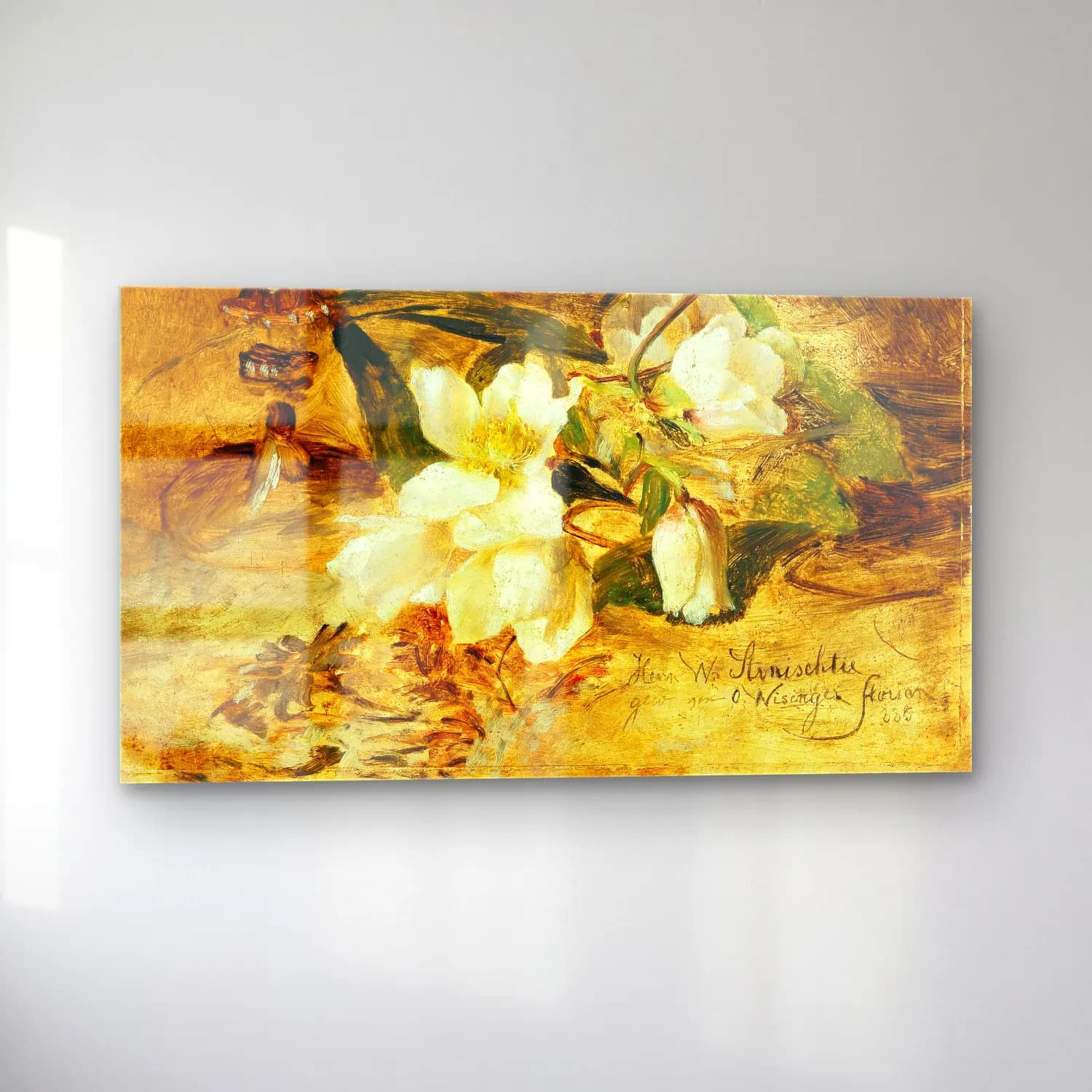 Olga Wisinger-Florian – Olga Wisinger-Florian - Black hellebore cam tablo — sol açıdan görünüm