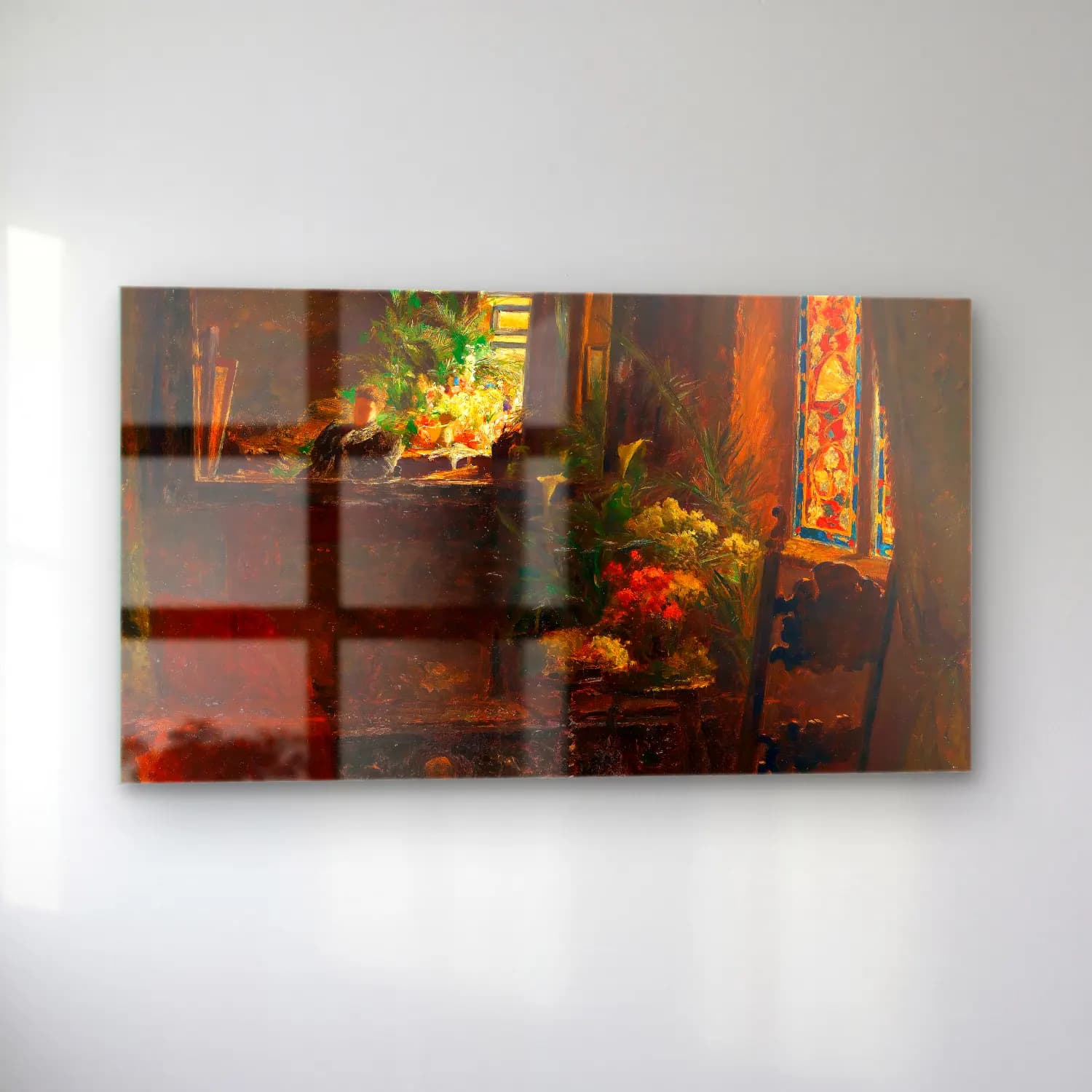Olga Wisinger-Florian – Olga Wisinger-Florian - Mein Atelier cam tablo — sol açıdan görünüm