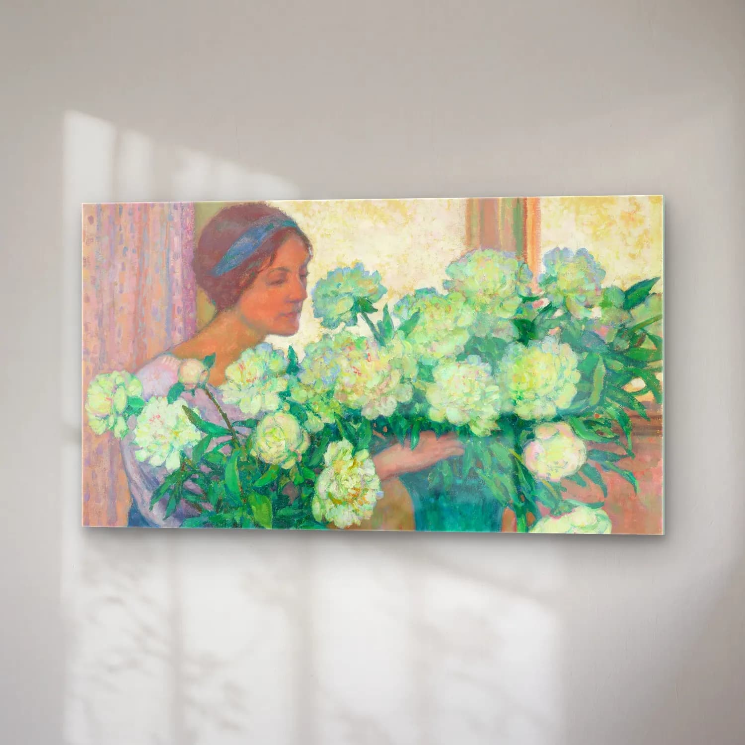 Theo van Rysselberghe – Theo van Rysselberghe - Les Pivoines blanches cam tablo — sağ açıdan görünüm