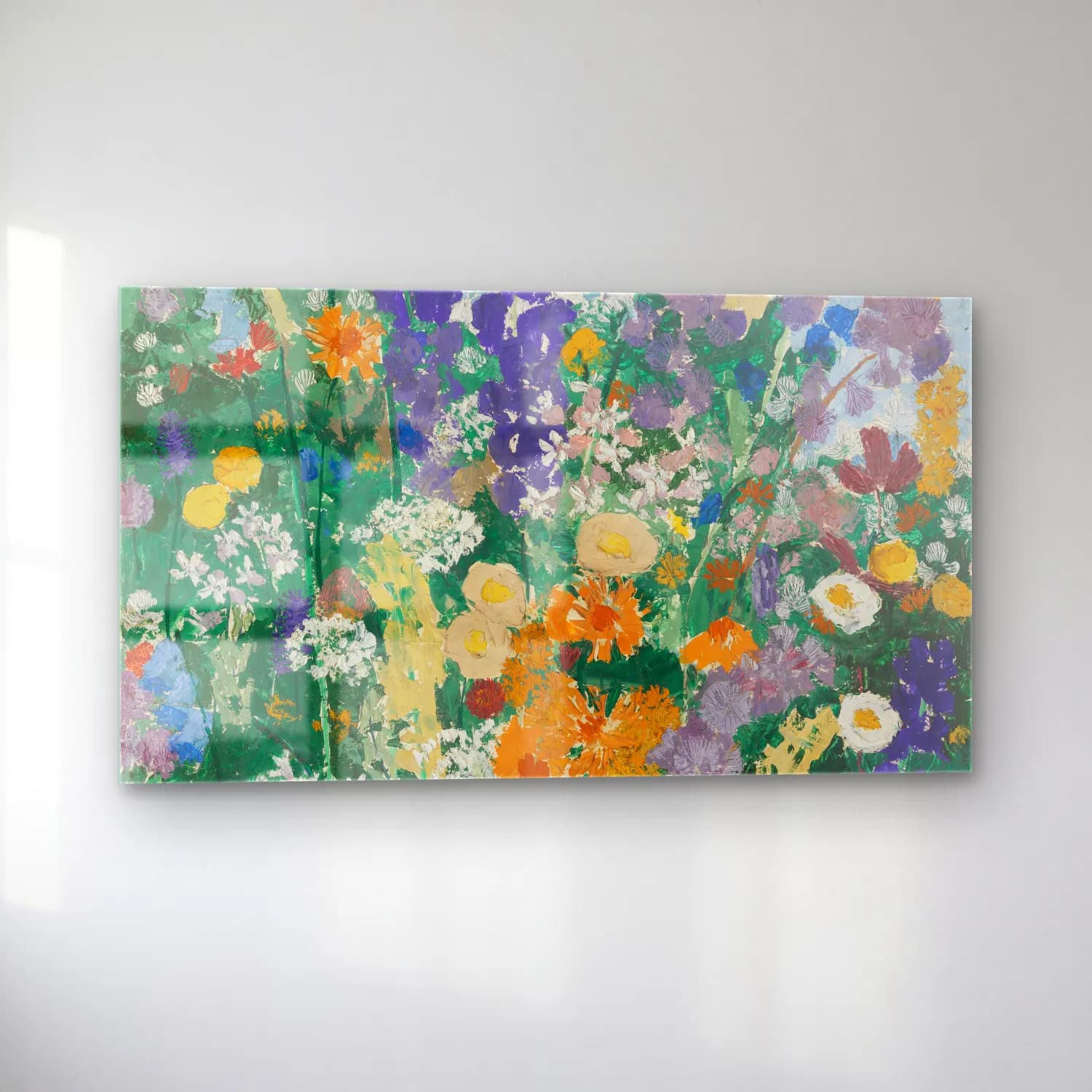 August Babberger – Blumen am Berg cam tablo — sol açıdan görünüm