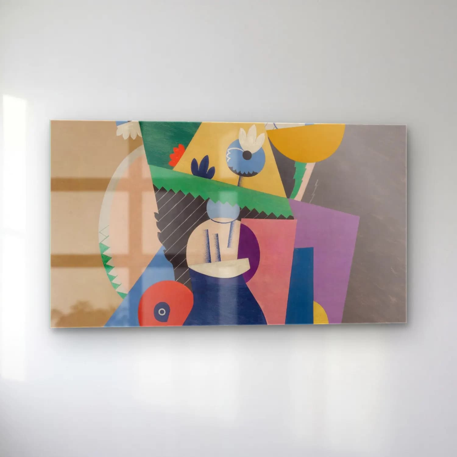 Georges Valmier – Pot de fleurs cam tablo — sol açıdan görünüm