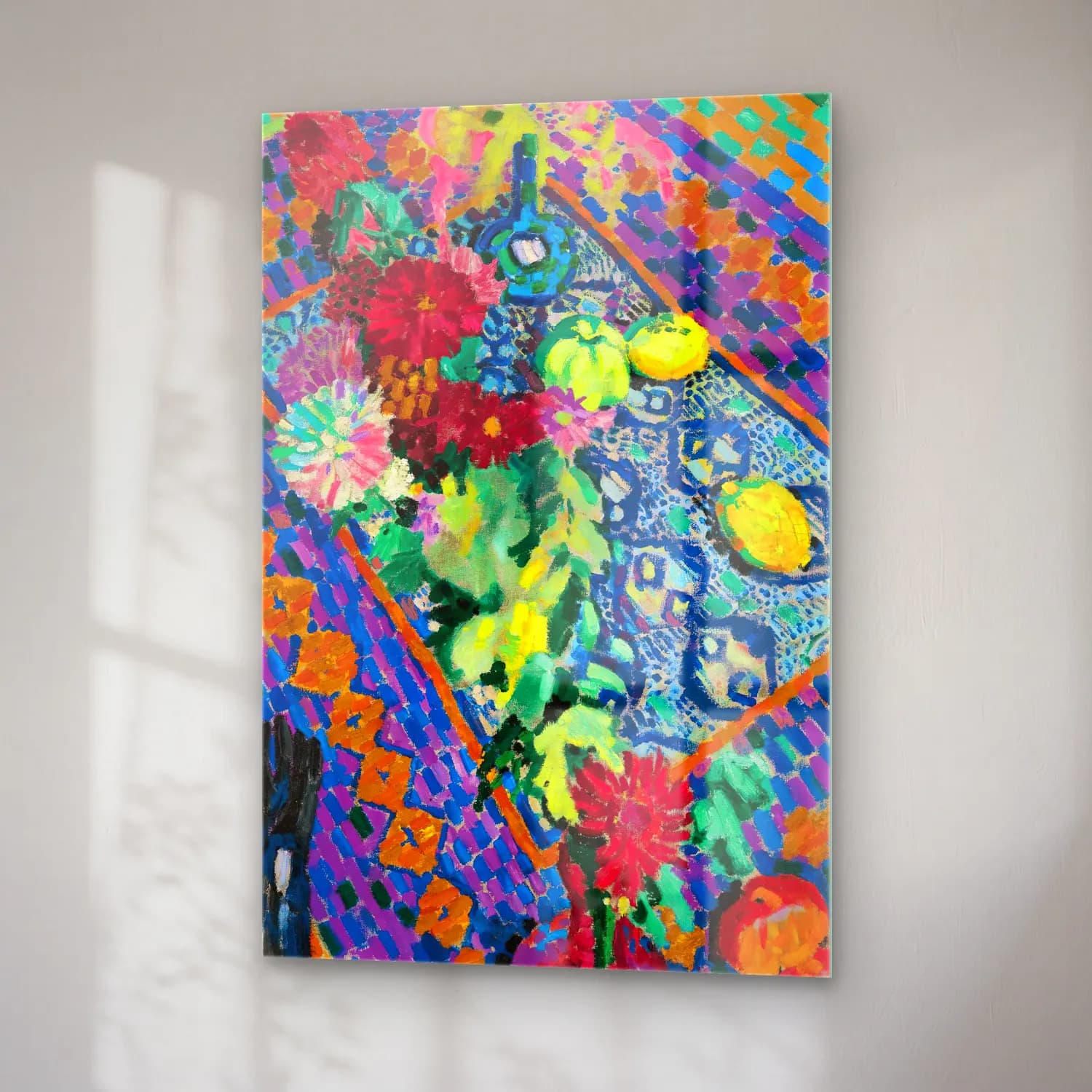 Robert Delaunay – Nature Morte Aux Gants cam tablo — sağ açıdan görünüm