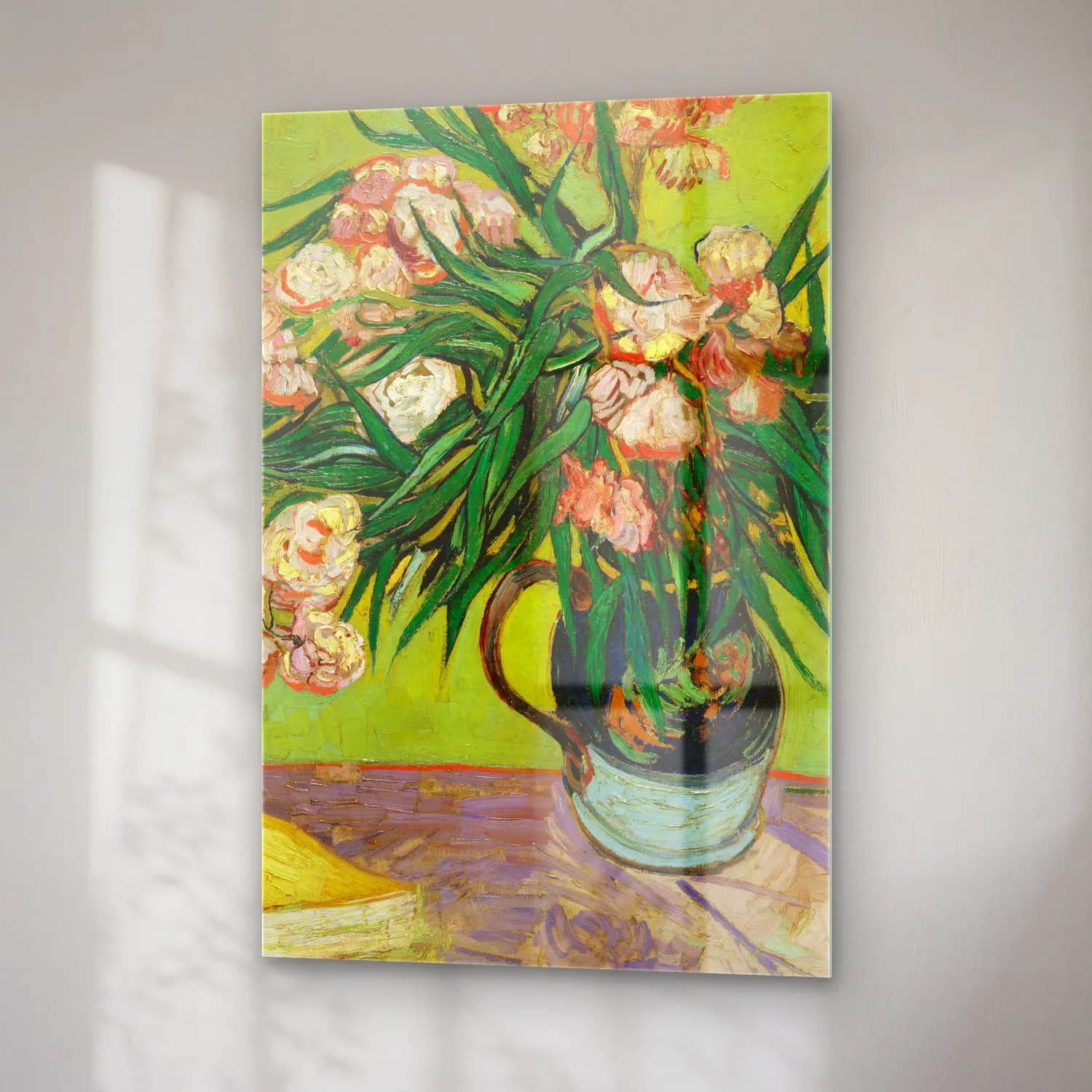 Vincent van Gogh – Oleanders cam tablo — sağ açıdan görünüm