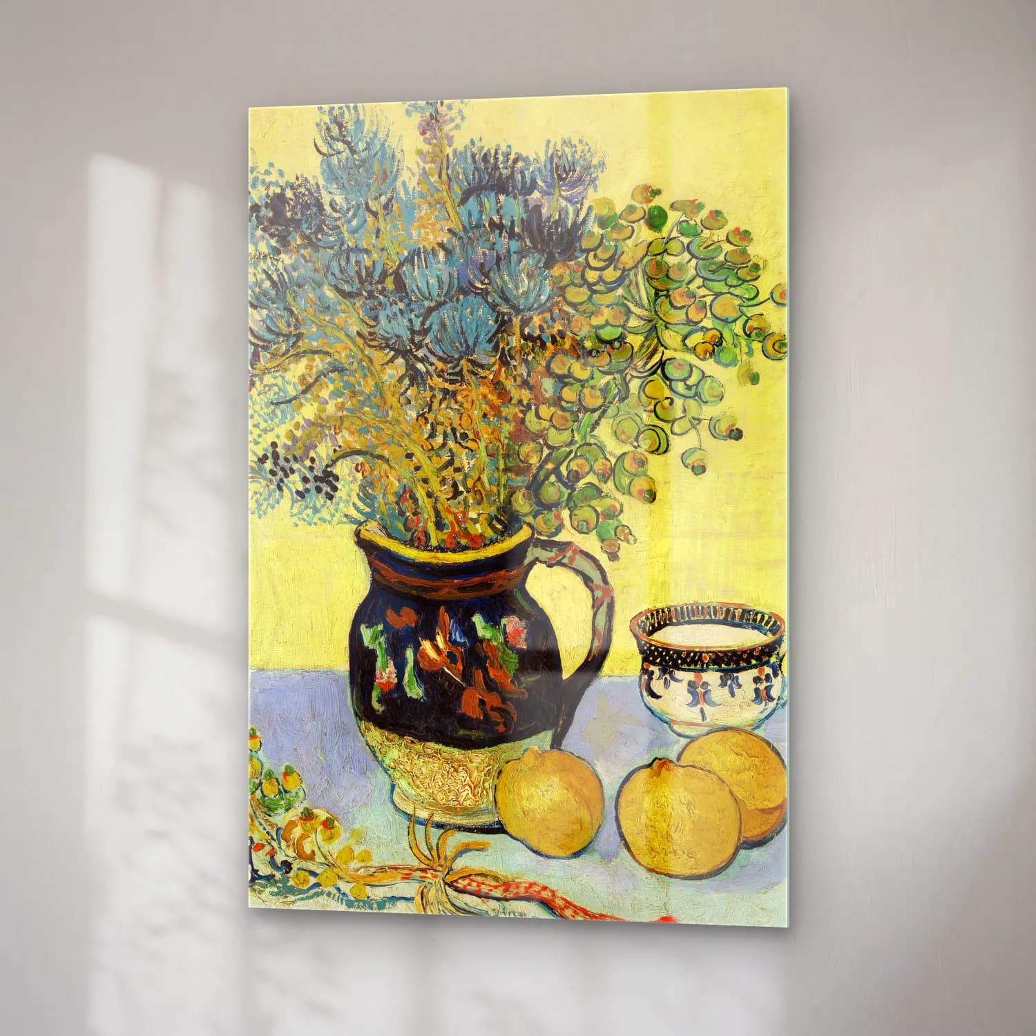 Vincent van Gogh – Still Life (Nature morte) cam tablo — sağ açıdan görünüm