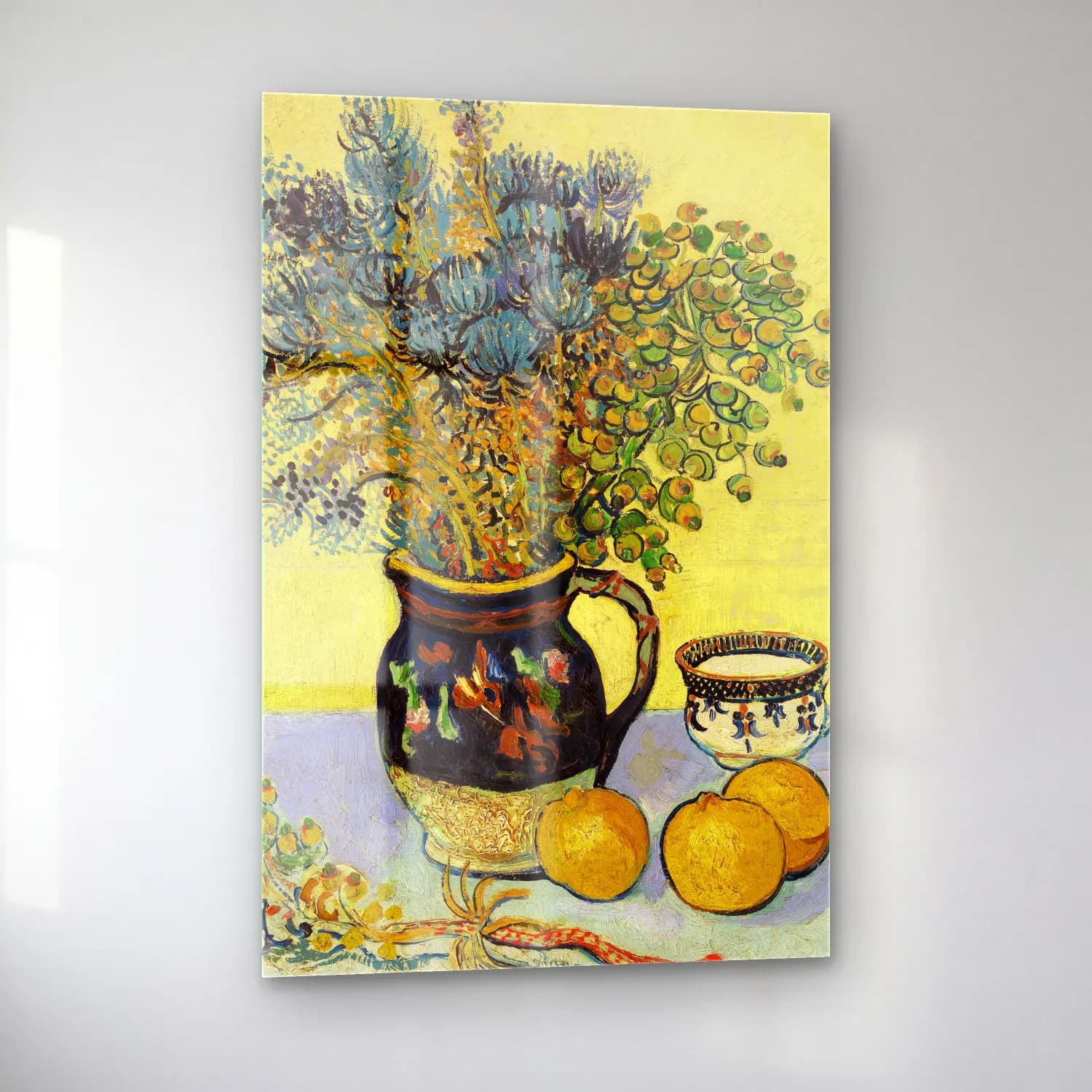 Vincent van Gogh – Still Life (Nature morte) cam tablo — sol açıdan görünüm