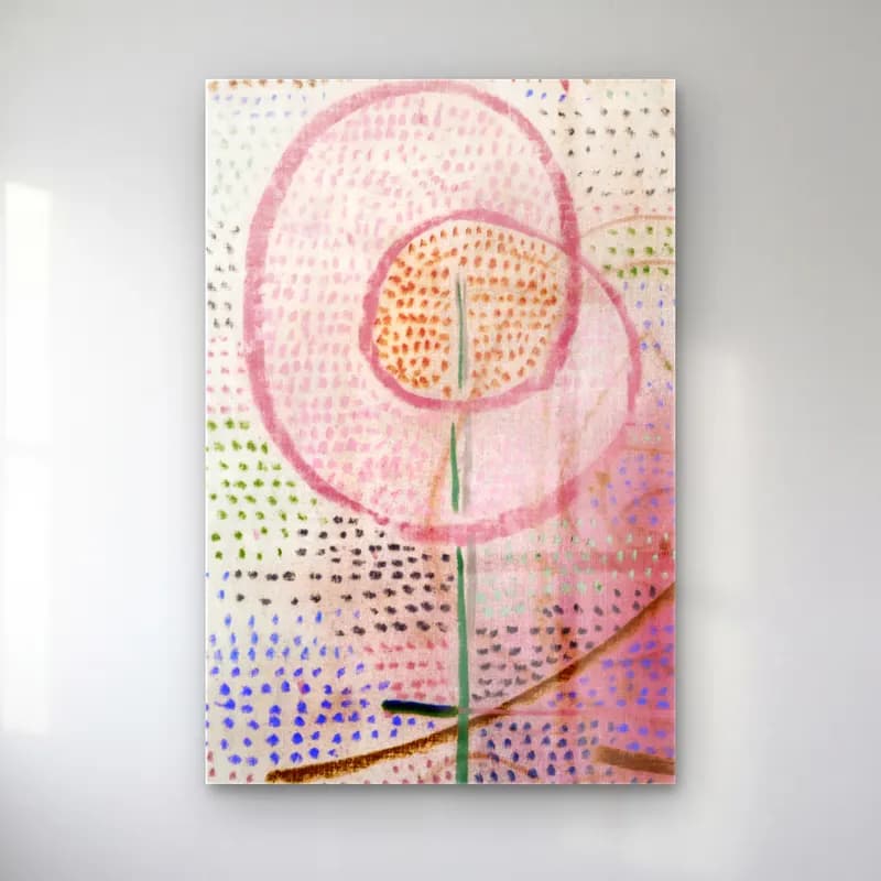 Paul Klee – Blossoming cam tablo — Paul Klee – Blossoming — boho çiçek deseni