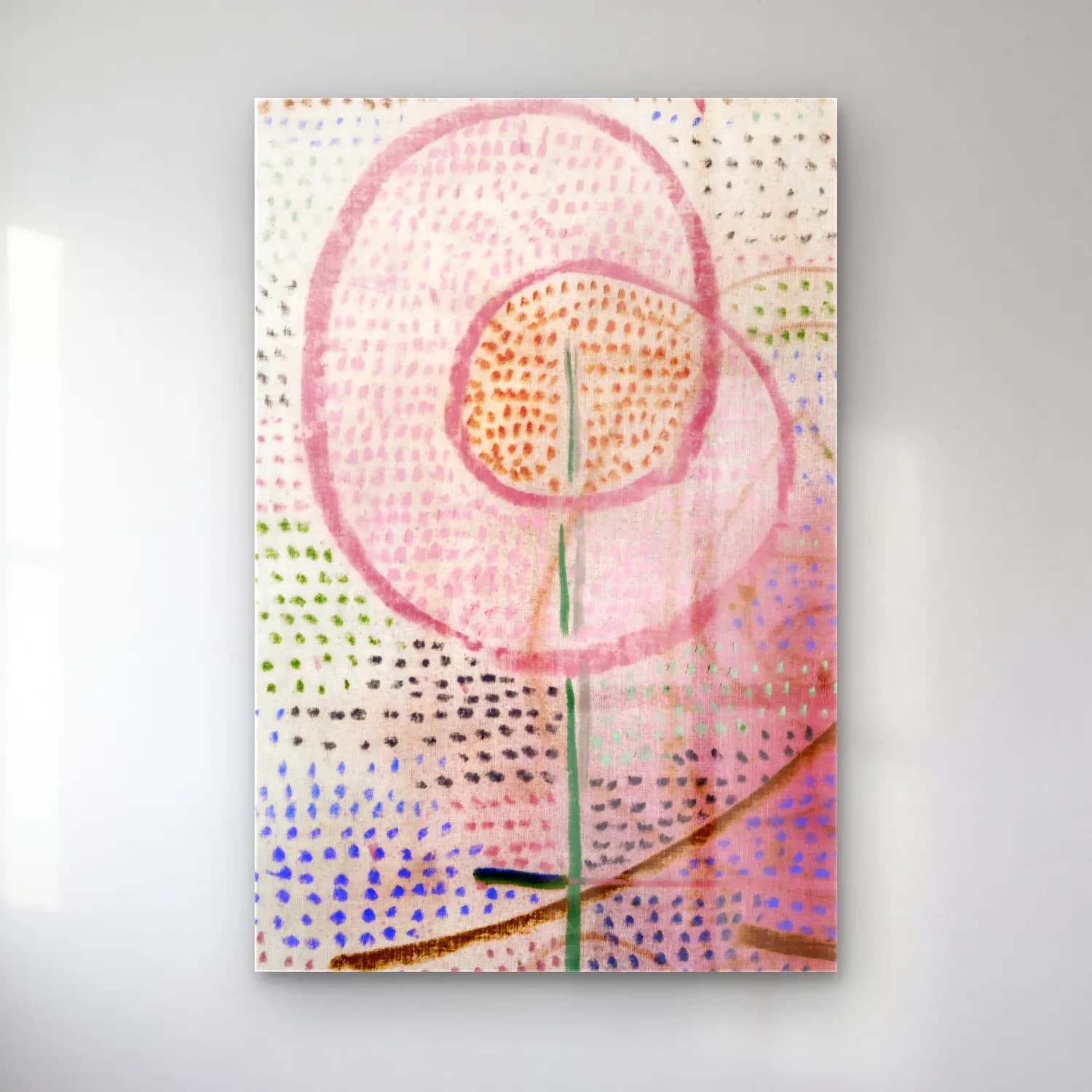 Paul Klee – Blossoming cam tablo — Paul Klee – Blossoming — boho çiçek deseni