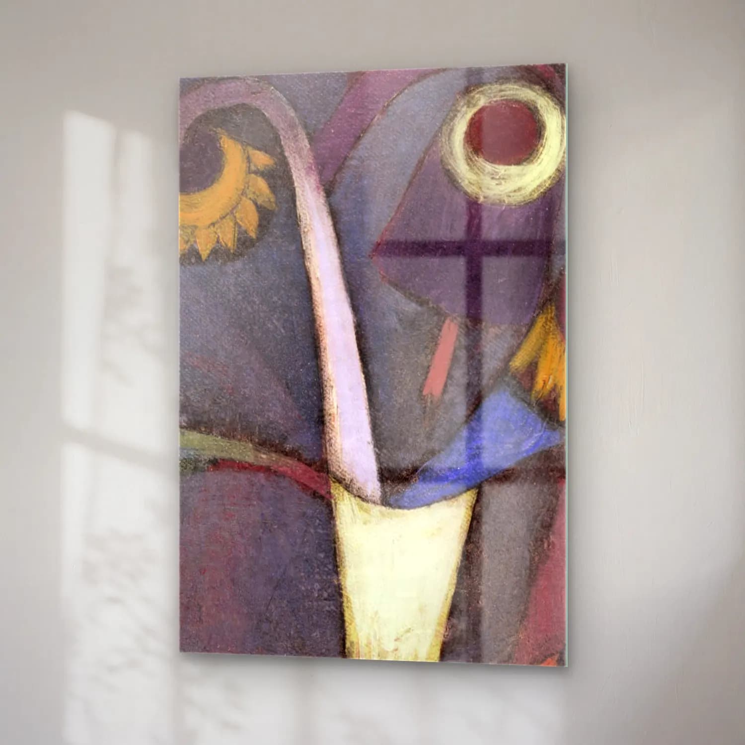 Paul Klee – Autumn Flower cam tablo — sağ açıdan görünüm