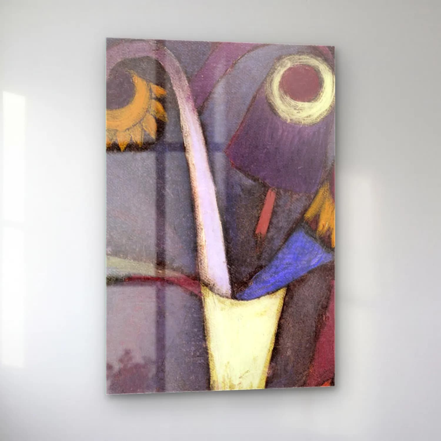 Paul Klee – Autumn Flower cam tablo — sol açıdan görünüm