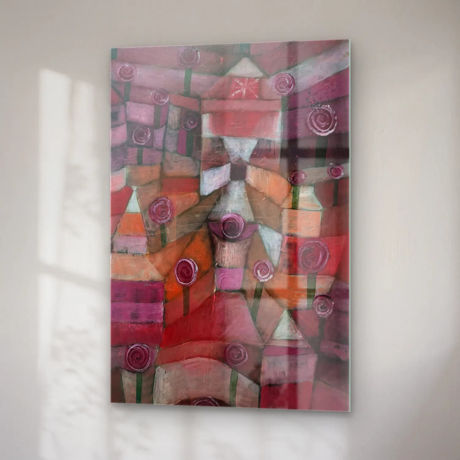 Paul Klee – Rose garden cam tablo — sağ açıdan görünüm