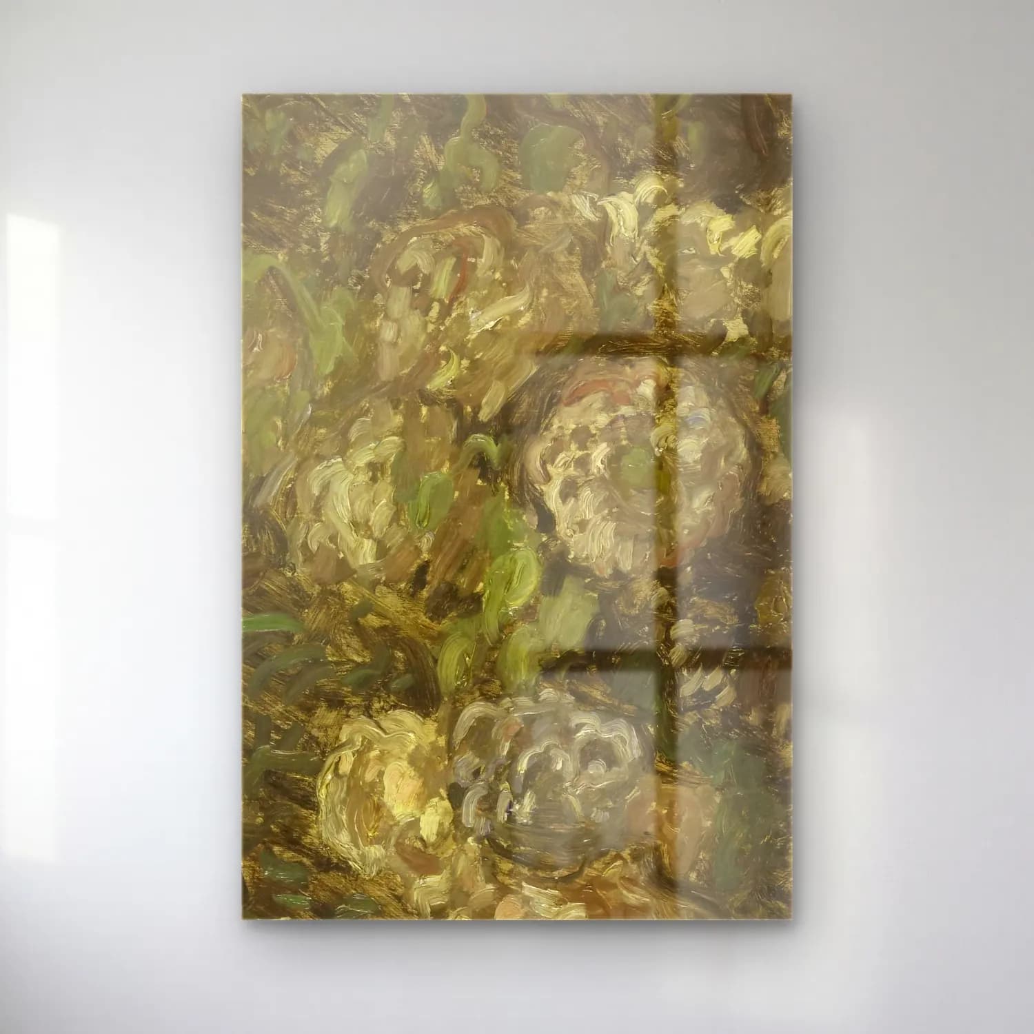 Claude Monet – Bloemen cam tablo — Claude Monet – Bloemen — empresyonist güller