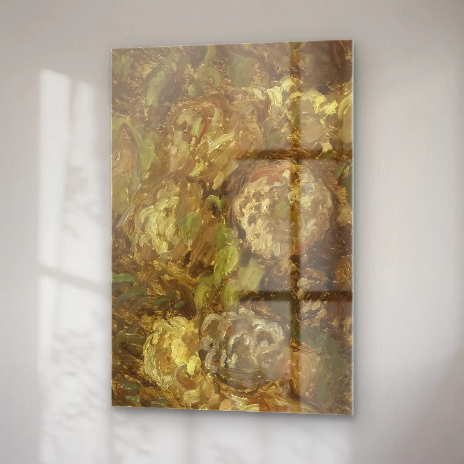 Claude Monet – Bloemen cam tablo — sağ açıdan görünüm