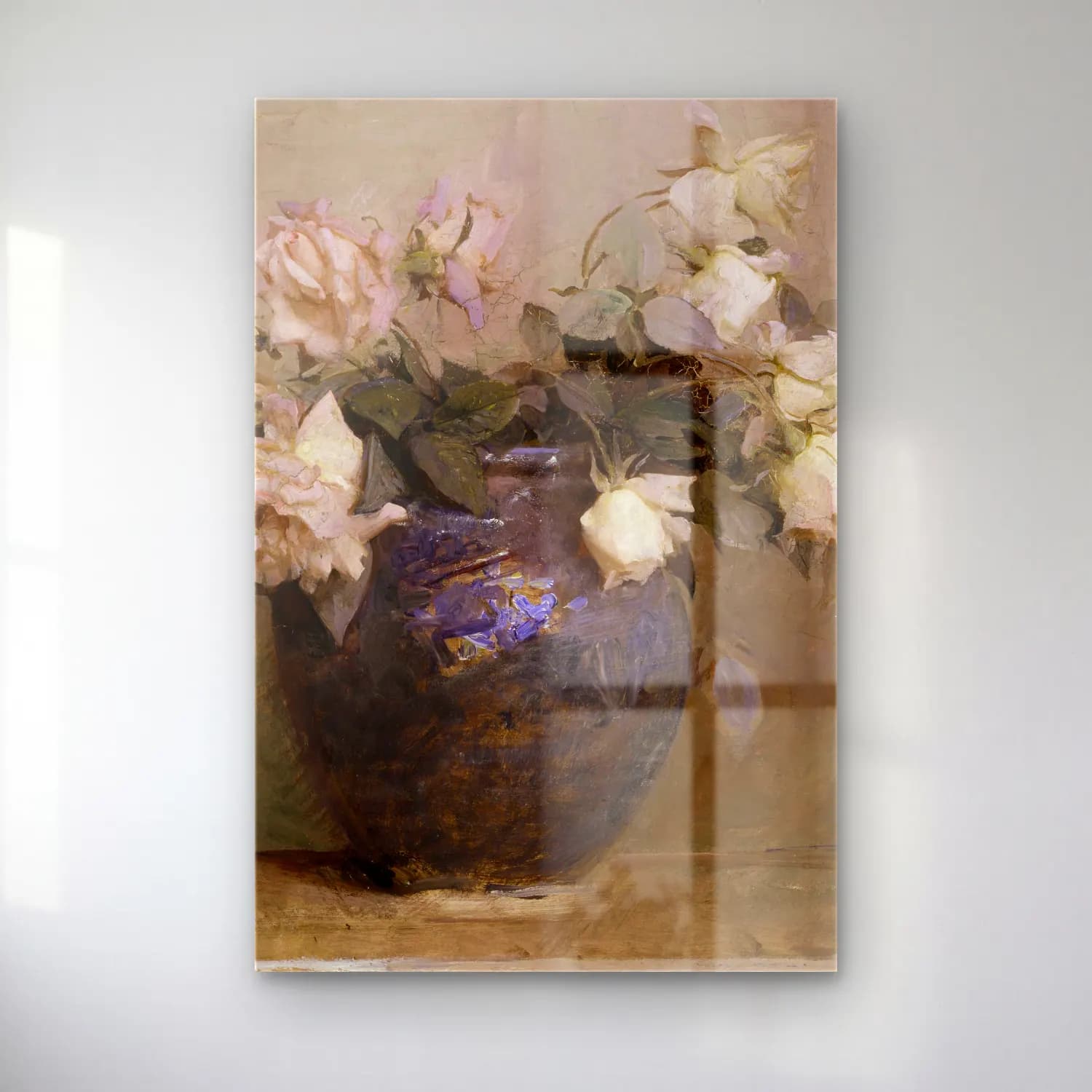 Abbott Handerson Thayer – Roses cam tablo — Abbott Handerson Thayer – Roses — empresyonist güller