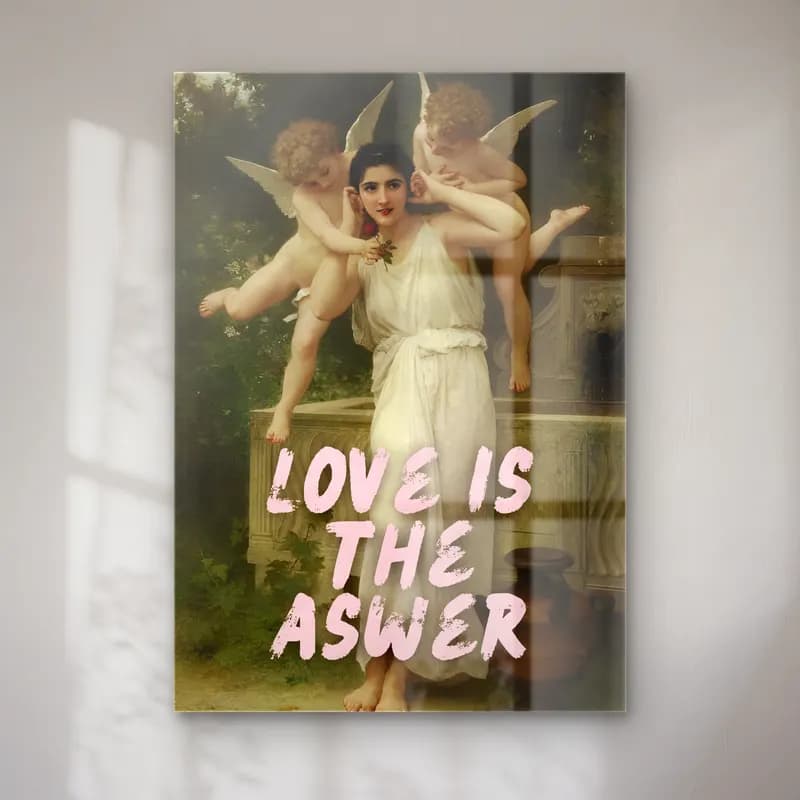 Vintage Poster Aşıklar – Bej Tonlar cam tablo — Vintage Poster Aşıklar – Bej Tonlar — vintage poster aşıklar