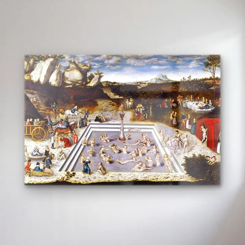 Yağlı Boya Mitolojik Sahne No. 14 cam tablo — Yağlı Boya Mitolojik Sahne No. 14 — yağlı boya mitolojik sahne