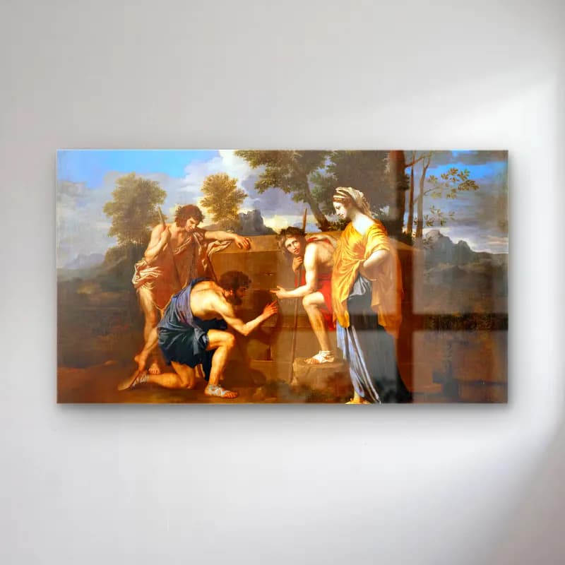 Nicolas Poussin – Et in Arcadia Ego II cam tablo — Nicolas Poussin – Et in Arcadia Ego II — yağlı boya mitolojik sahne