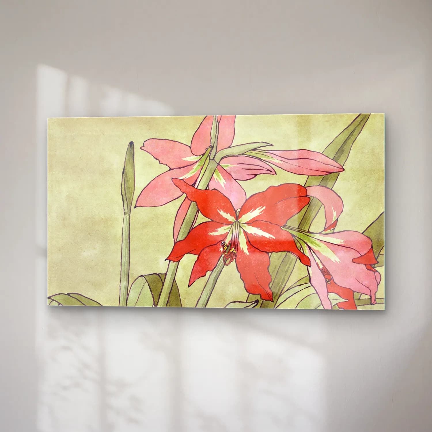 Hannah Borger Overbeck – Amaryllis cam tablo — sağ açıdan görünüm