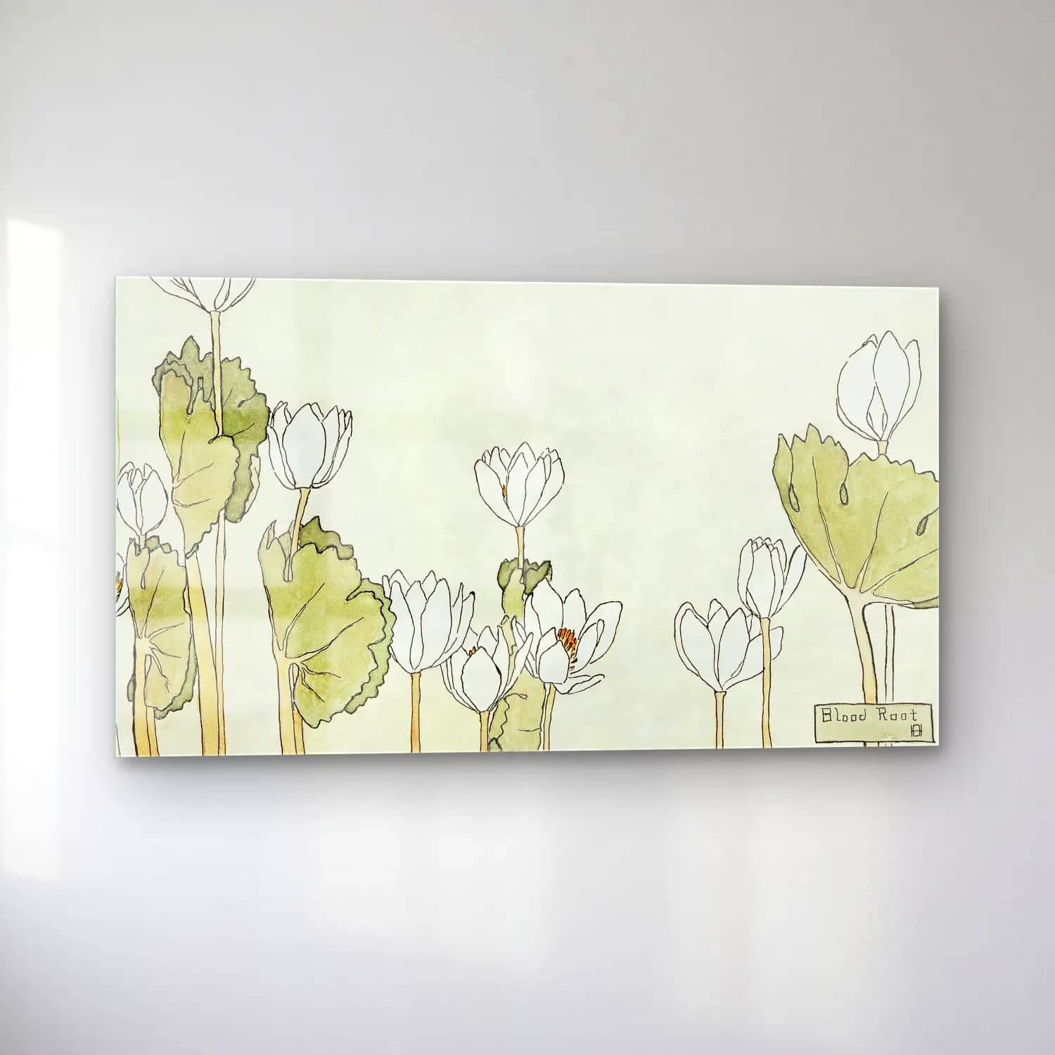 Hannah Borger Overbeck – Blood Root cam tablo — sol açıdan görünüm