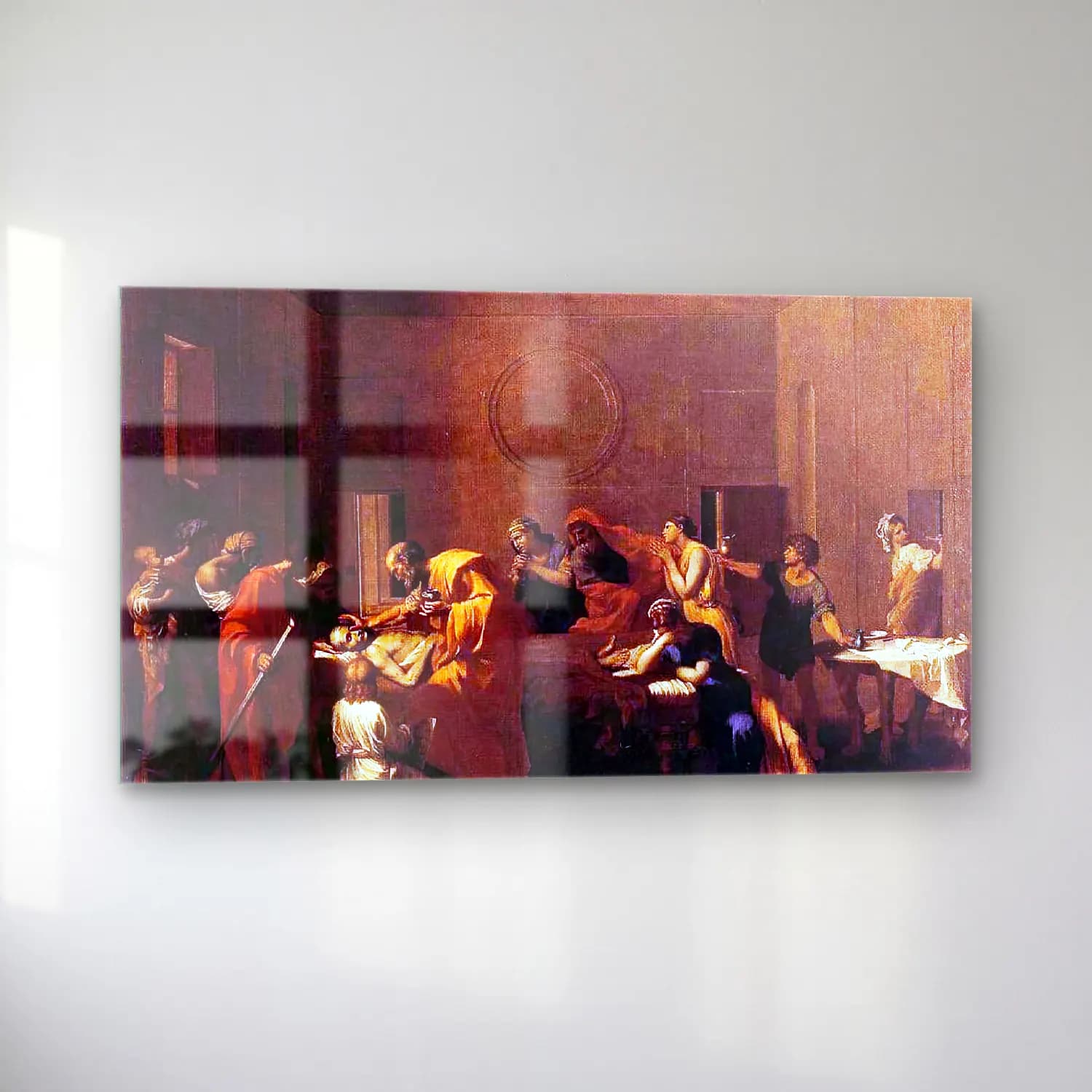 Nicolas Poussin – The Seven Sacraments I Extreme Unction cam tablo — sol açıdan görünüm