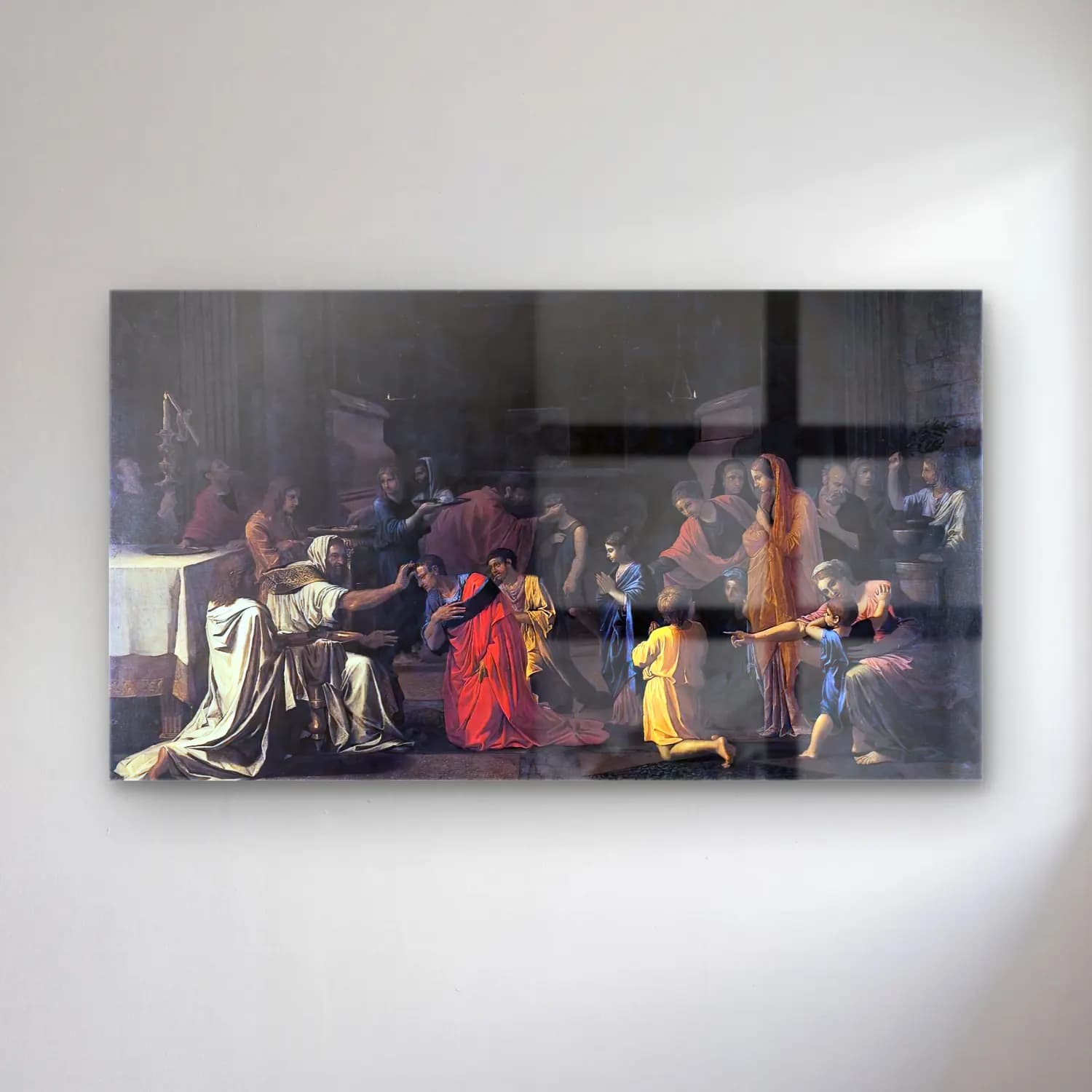 Nicolas Poussin – The Seven Sacraments Ii Confirmation cam tablo — Nicolas Poussin – The Seven Sacraments Ii Confirmation — yağlı boya dini sahne