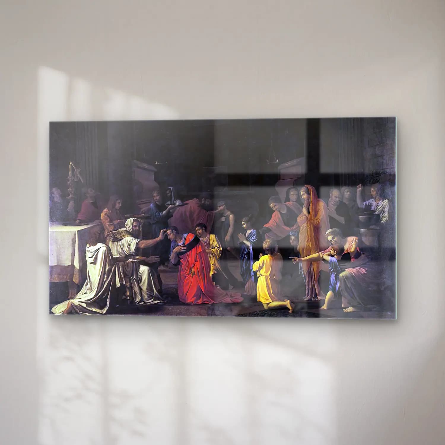 Nicolas Poussin – The Seven Sacraments Ii Confirmation cam tablo — sağ açıdan görünüm