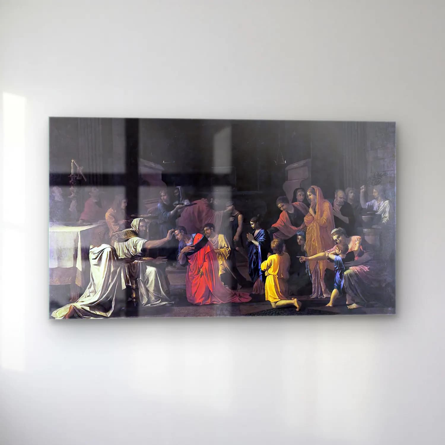 Nicolas Poussin – The Seven Sacraments Ii Confirmation cam tablo — sol açıdan görünüm
