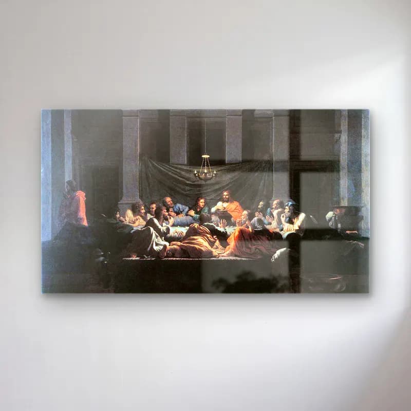 Nicolas Poussin – The Seven Sacraments Ii Eucharist cam tablo — Nicolas Poussin – The Seven Sacraments Ii Eucharist — yağlı boya dini sahne