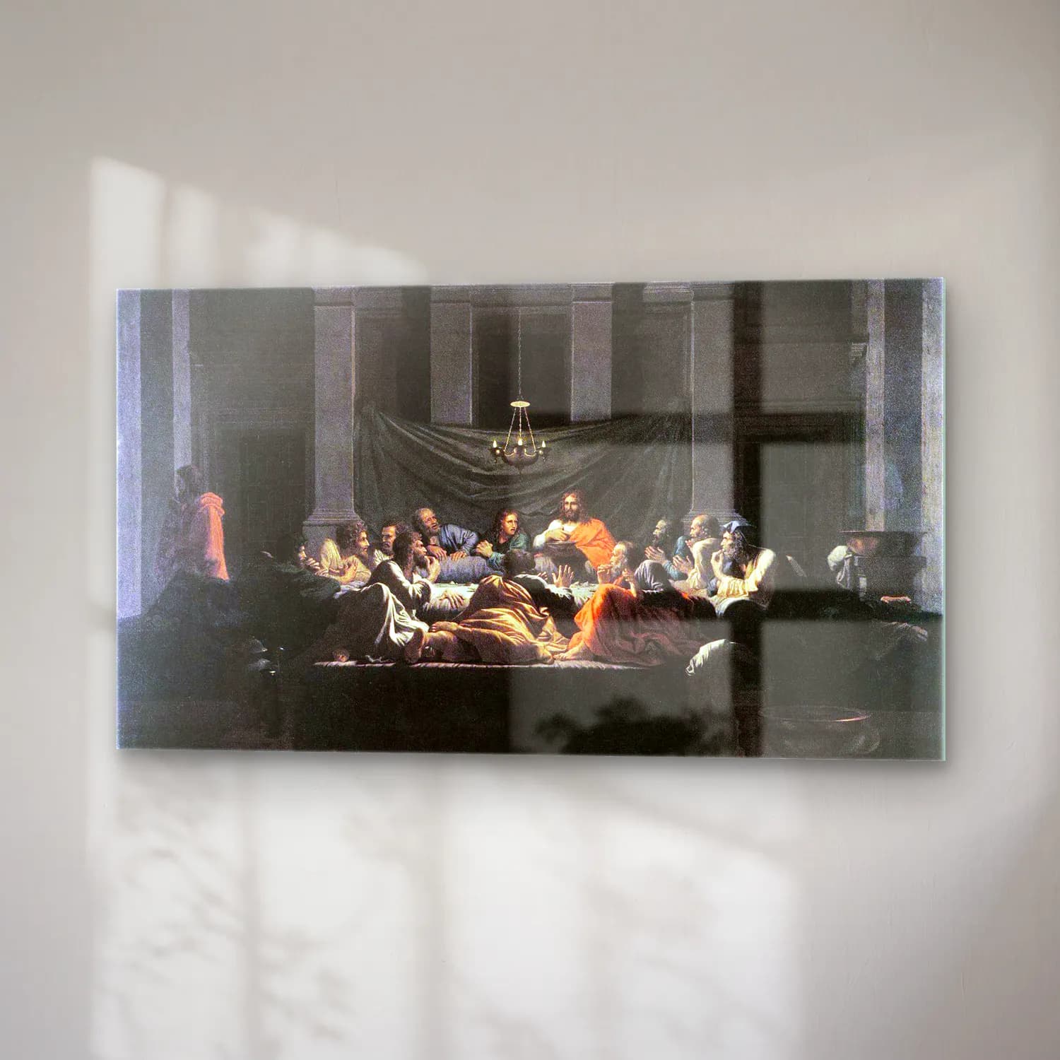Nicolas Poussin – The Seven Sacraments Ii Eucharist cam tablo — sağ açıdan görünüm
