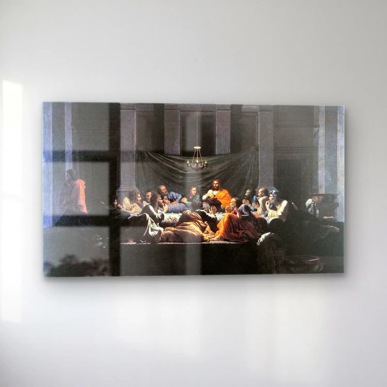 Nicolas Poussin – The Seven Sacraments Ii Eucharist cam tablo — sol açıdan görünüm