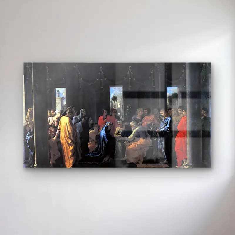 Nicolas Poussin – The Seven Sacraments Ii Marriage cam tablo — Nicolas Poussin – The Seven Sacraments Ii Marriage — yağlı boya dini sahne