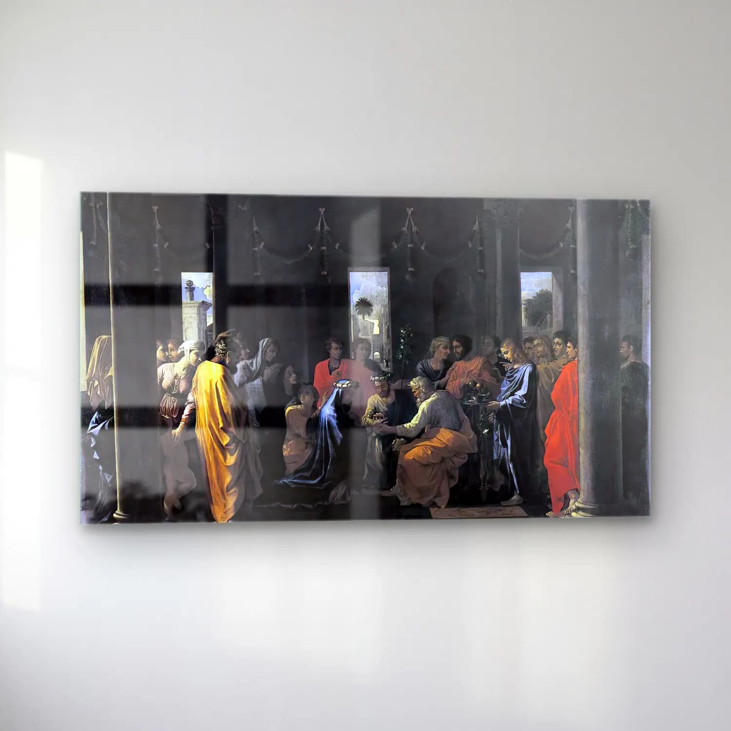 Nicolas Poussin – The Seven Sacraments Ii Marriage cam tablo — sol açıdan görünüm