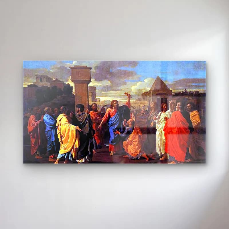Nicolas Poussin – The Seven Sacraments Ii Ordination cam tablo — Nicolas Poussin – The Seven Sacraments Ii Ordination — yağlı boya dini sahne