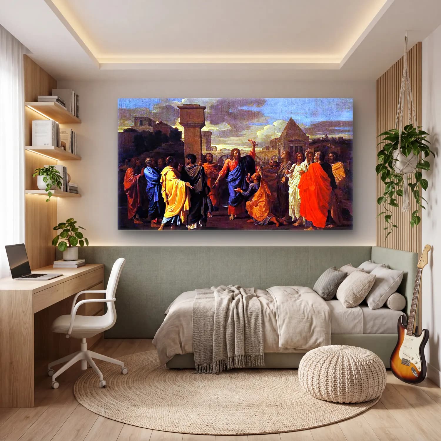 Nicolas Poussin – The Seven Sacraments Ii Ordination cam tablo — genç odasında