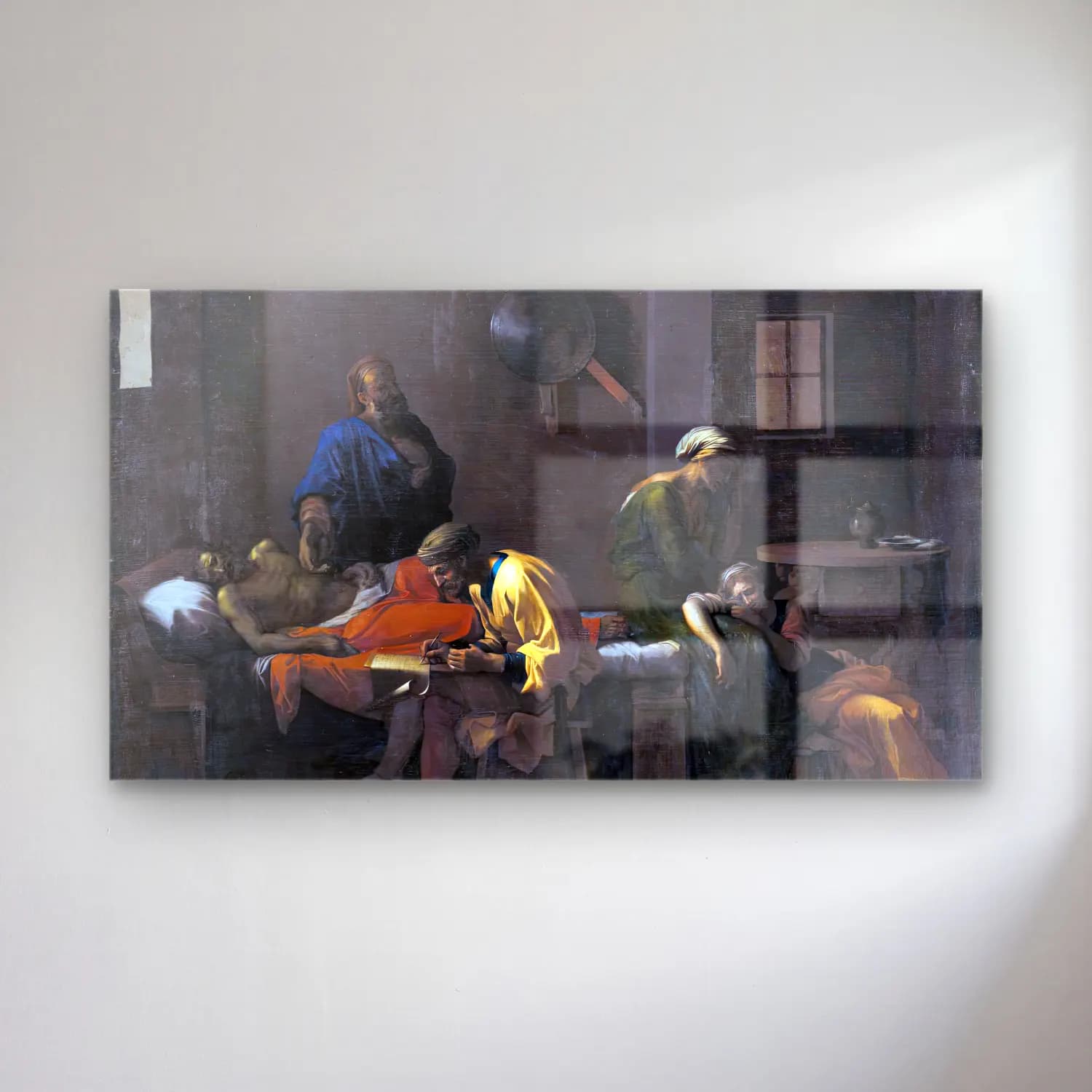 Nicolas Poussin – The Testament of Eudamidas cam tablo — Nicolas Poussin – The Testament of Eudamidas — yağlı boya dini sahne