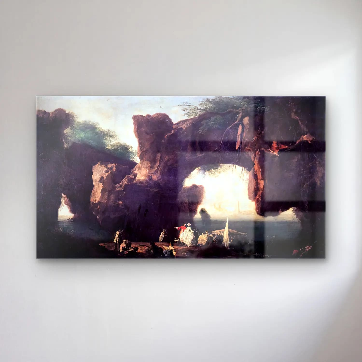 Claude-Joseph Vernet – Seascape, View of Sorrento cam tablo — Claude-Joseph Vernet – Seascape, View of Sorrento — yağlı boya dini sahne