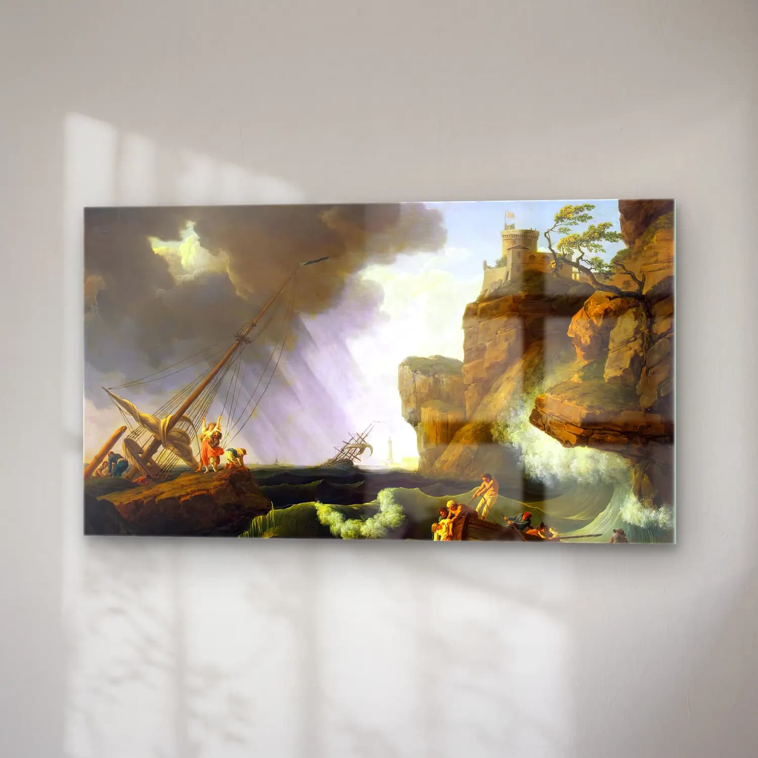 Claude-Joseph Vernet – Shipwreck cam tablo — sağ açıdan görünüm