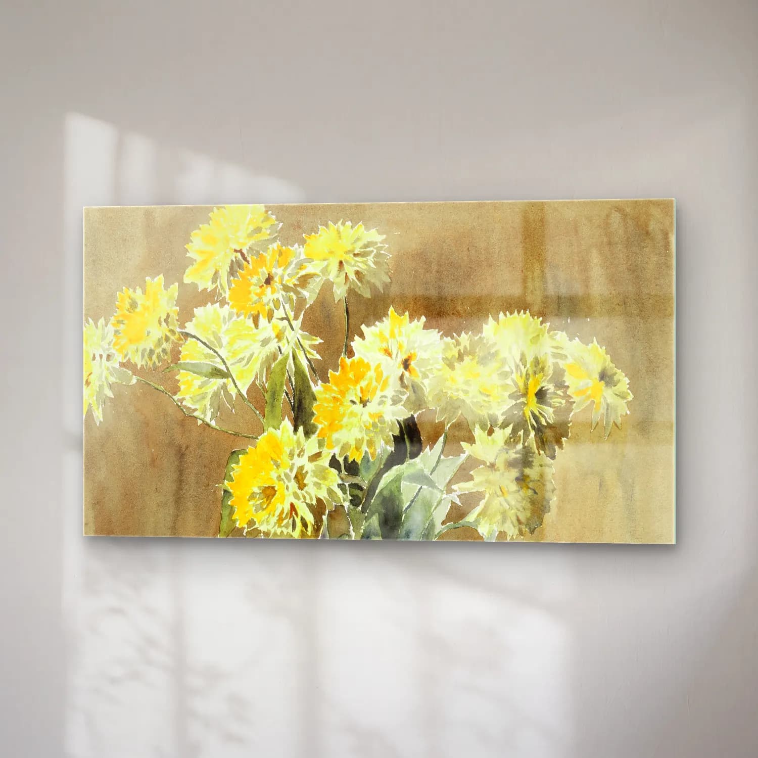 Hannah Borger Overbeck – Vase with Yellow Flowers cam tablo — sağ açıdan görünüm