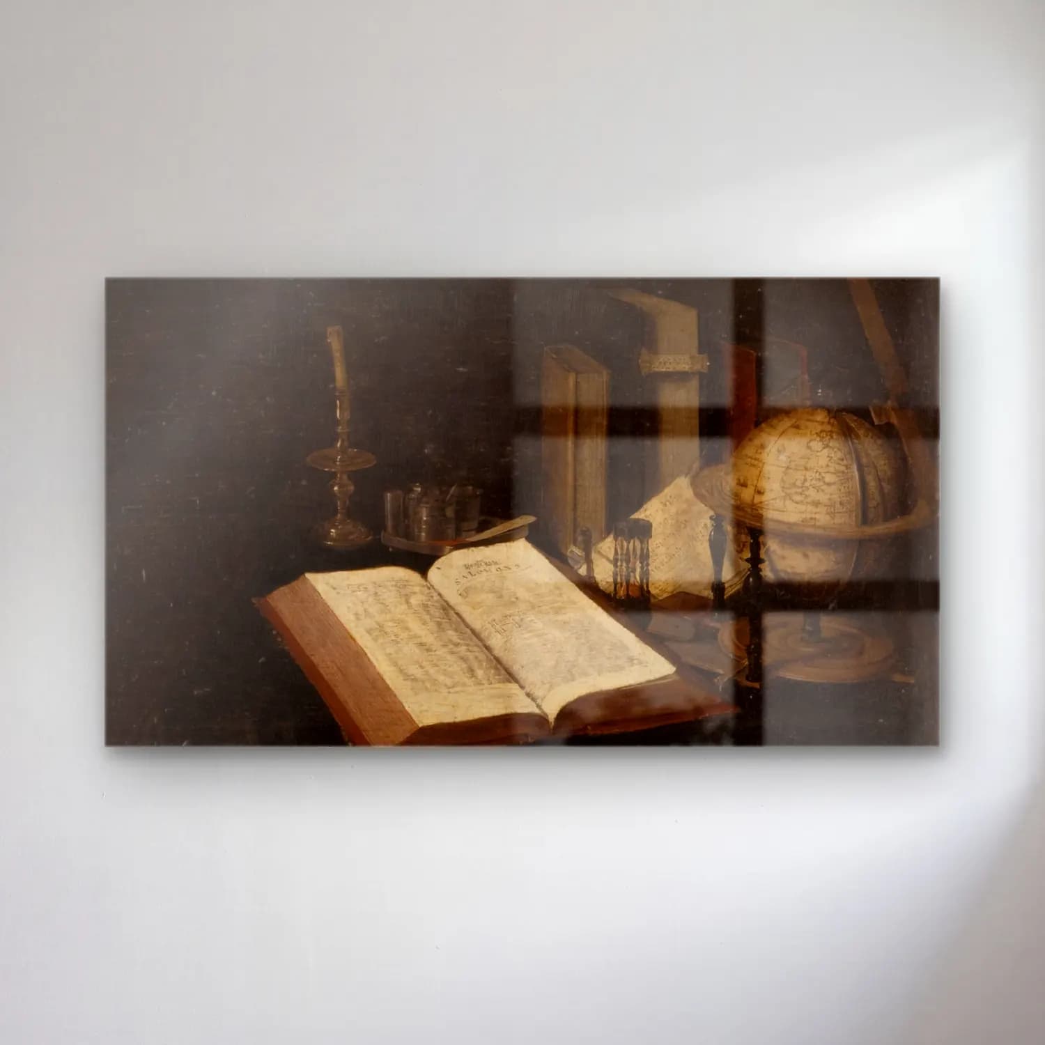 Yağlı Boya Kitaplar No. 9 cam tablo — Yağlı Boya Kitaplar No. 9 — yağlı boya kitaplar