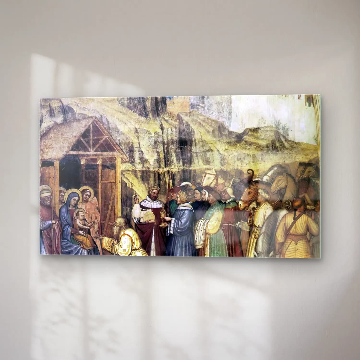Altichiero da Zevio – Adoration of the Magi cam tablo — sağ açıdan görünüm