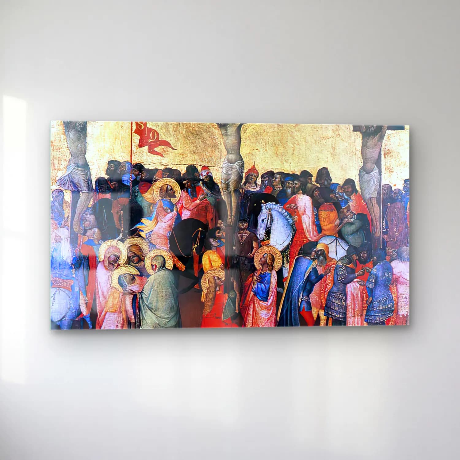Agnolo Gaddi – Crucifixion cam tablo — sol açıdan görünüm